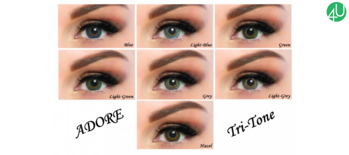 Квартальні кольорові лінзи Adore TRI-TONE